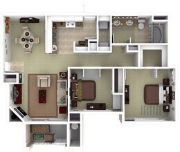 Residence 4 Luxury 1138 floor plan